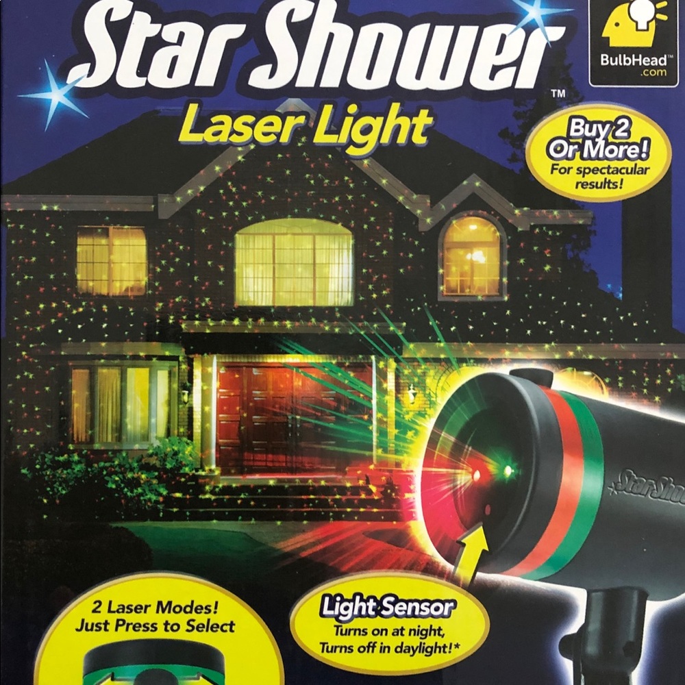 Star shower laser light show